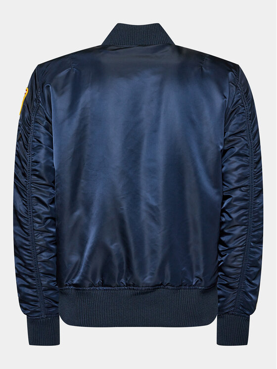 Alpha Industries Alpha Industries Kurtka bomber Alpha Industries MA-1 VF NASA REP. BLUE Granatowy Regular Fit