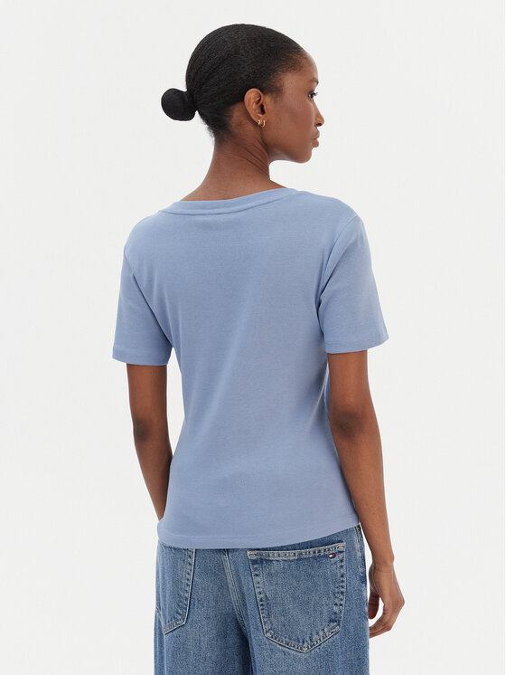 Tommy Hilfiger Tommy Hilfiger T-Shirt New Cody WW0WW40584 Blau Slim Fit