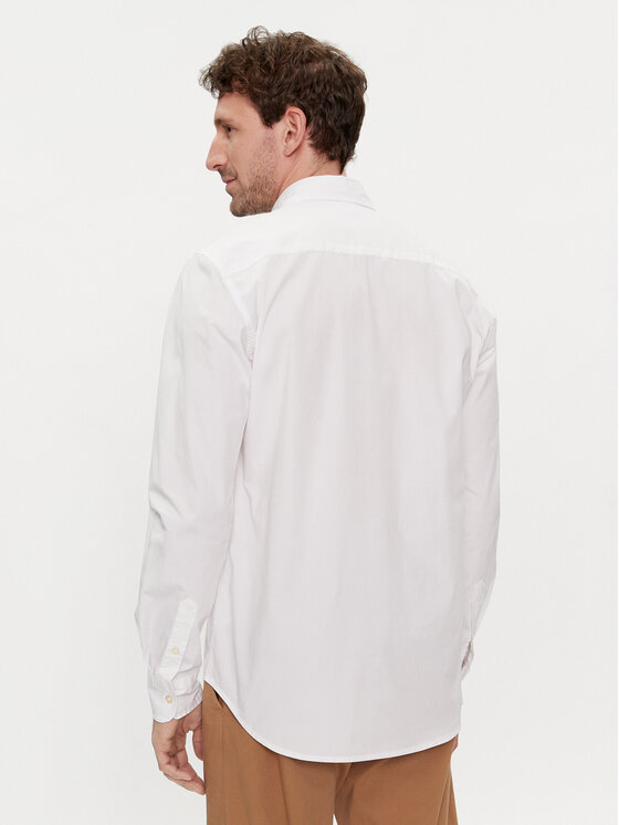 Aeronautica Militare Aeronautica Militare Camicia 241CA1248CT3288 Écru Regular Fit