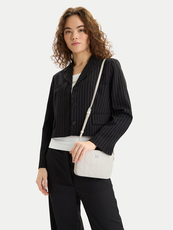 Calvin Klein Calvin Klein Geantă Quilted Camera Bag LV04F3328G Alb