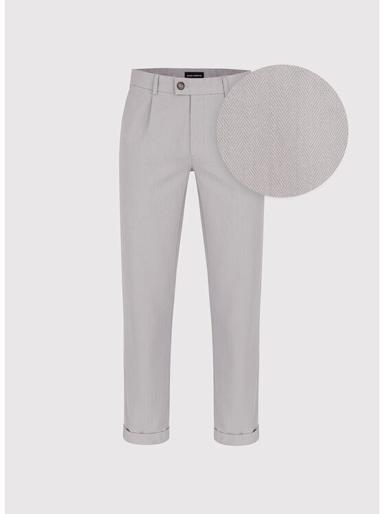 Pako Lorente Pako Lorente Spodnie materiałowe P26WF-WX-011 Szary Straight Fit