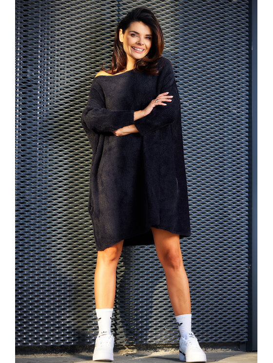 Awama Awama Maglione A618 Nero Basic Fit