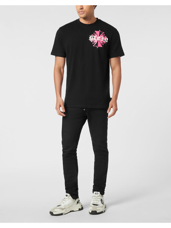 PHILIPP PLEIN PHILIPP PLEIN T-Shirt 26213 Czarny Regular Fit