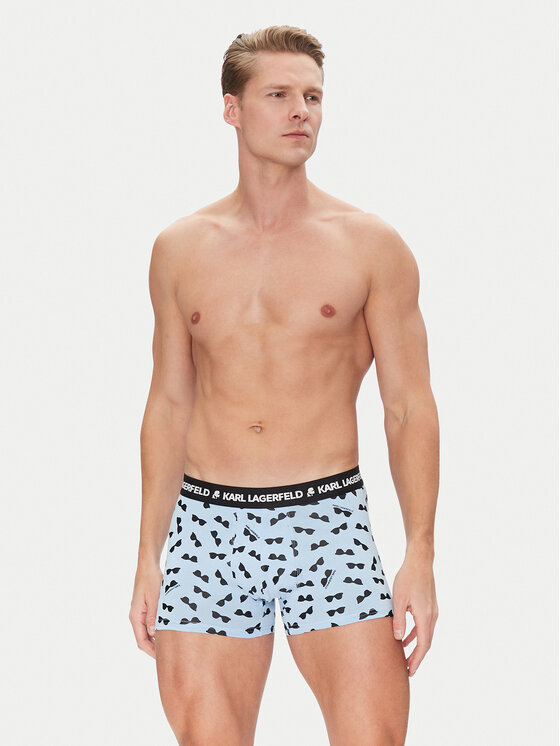 KARL LAGERFELD KARL LAGERFELD Комплект 3 чифта боксерки A1M47083 Цветен