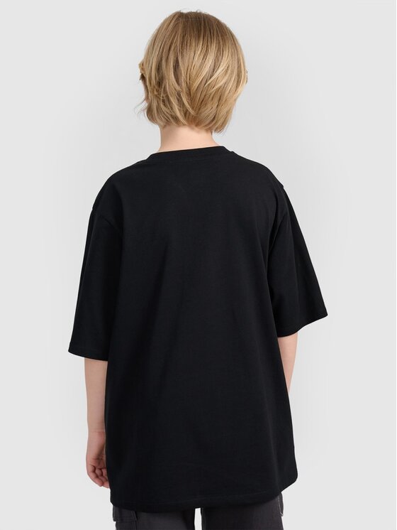 4F 4F T-Shirt 4FJRAW25TTSHM3065-20S Μαύρο Oversize