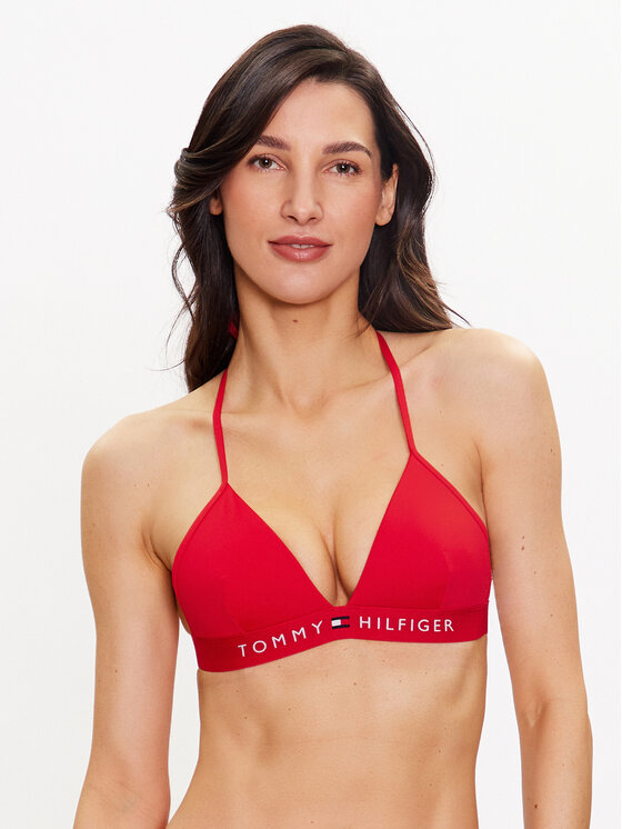 Tommy Hilfiger Haut de bikini UW0UW04109 Rouge Modivo