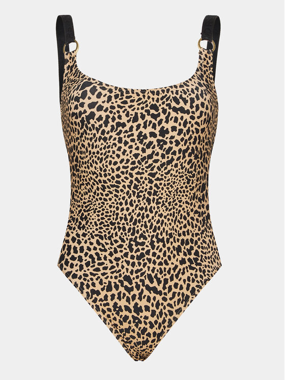 MICHAEL Michael Kors MICHAEL Michael Kors Costum de baie Abstract Animal MM3K604 Verde