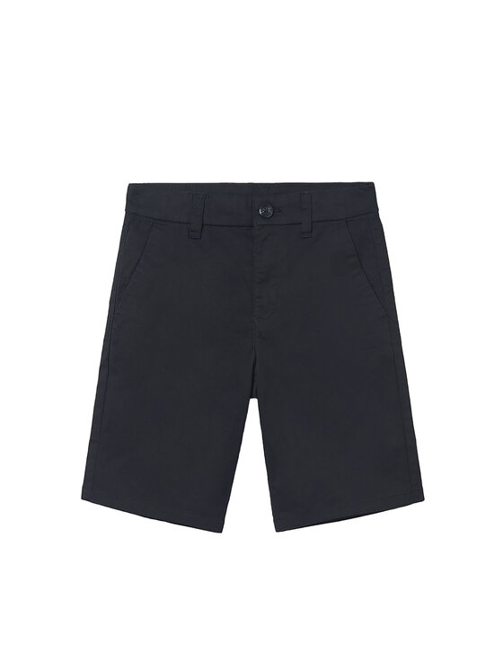 Mayoral Szorty materiałowe 242 Czarny Regular Fit