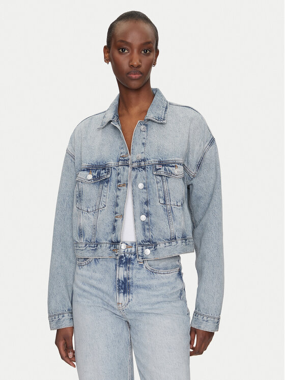 Tommy Jeans Tommy Jeans Geacă de blugi DW0DW21289 Albastru Regular Fit