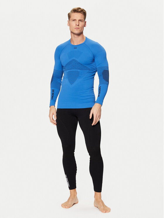 X-Bionic X-Bionic Lenjerie de corp termoactivă partea de sus YT06W19M Albastru Slim Fit