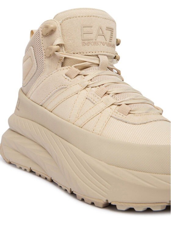 EA7 Emporio Armani EA7 Emporio Armani Sneakersy Stivale 7X000299 AF18450 MZ244 Béžová
