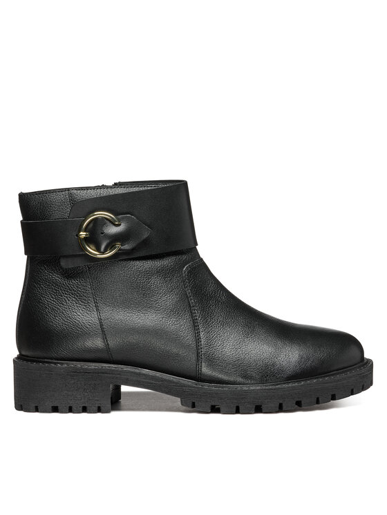 Botine Geox D Hoara D46FTB 04643 C9999 Negru