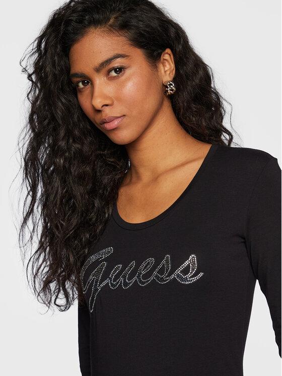 Blusa W3RI15 J1314 Nero Slim Fit
