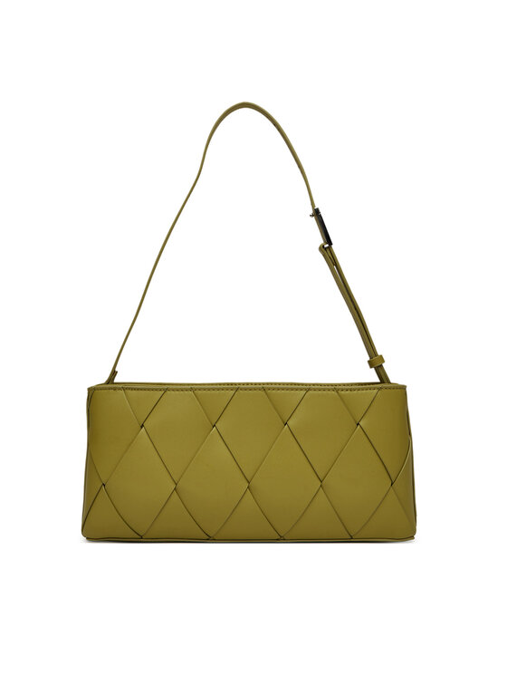 Calvin Klein Calvin Klein Ročna torba Ck Woven Elongated Shoulder Bag K60K612992 Zelena