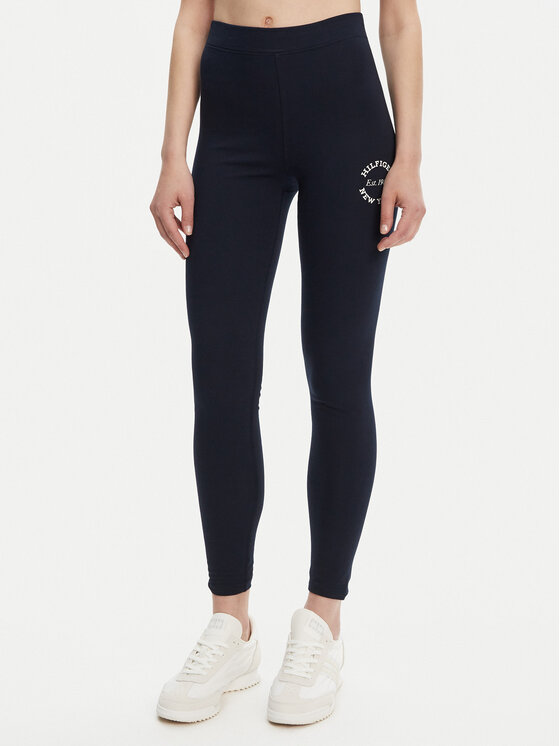 Tommy Hilfiger Tommy Hilfiger Leggings UW0UW05893 Sötétkék Slim Fit