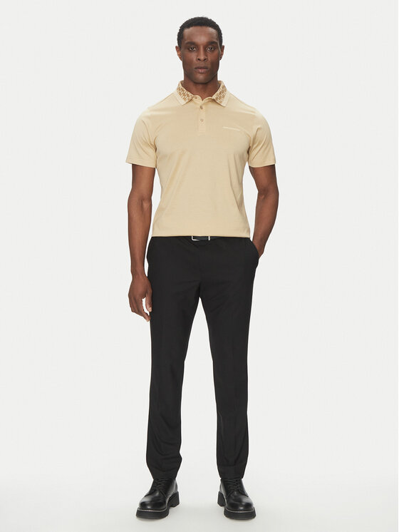 KARL LAGERFELD KARL LAGERFELD Polo 745001 552200 Bež Slim Fit
