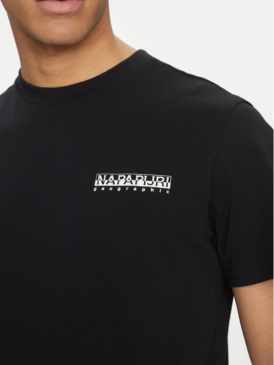 Napapijri Napapijri T-Shirt S-Dati NP0A4IE2 Μαύρο Regular Fit