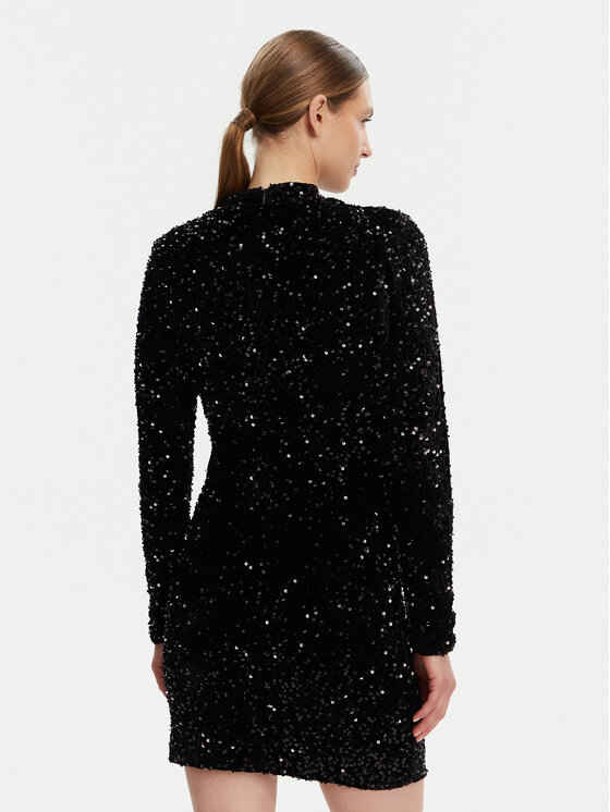 DKNY DKNY Kokteilinė suknelė P4ID6XQY Juoda Regular Fit