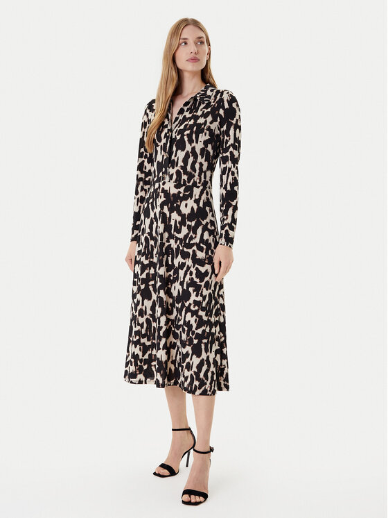 Morgan Morgan Rochie tip cămașă 252-RITALA Negru Regular Fit