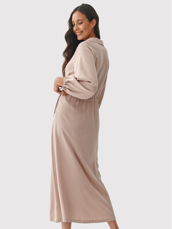 Tatuum Tatuum Ежедневна рокля Malta T2216.196 Бежов Regular Fit