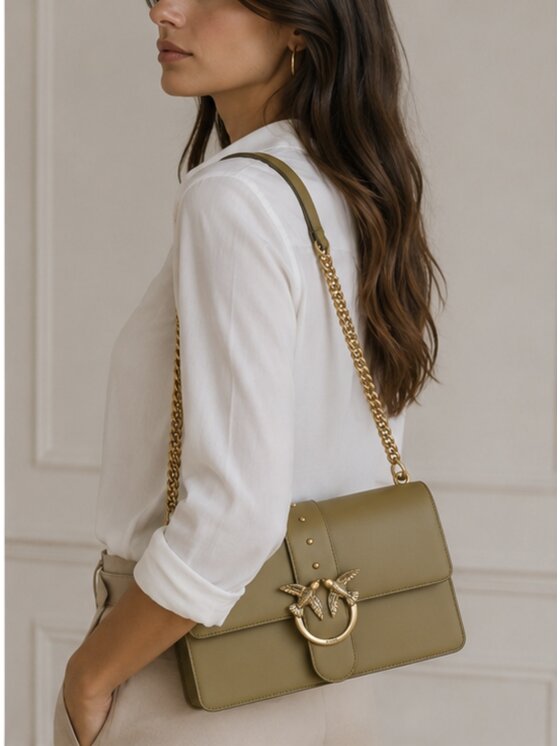 PINKO PINKO Kabelka PLTT 105857 A0F1 Khaki