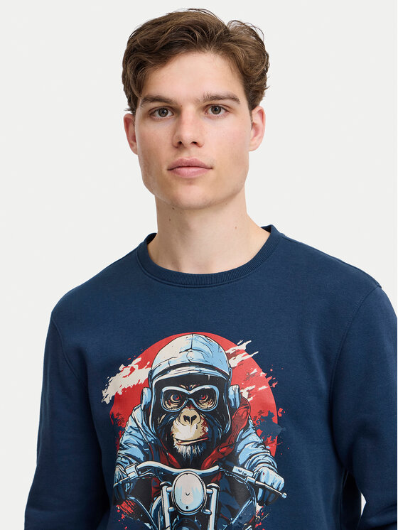 Blend Blend Суитшърт 20717756 Тъмносин Regular Fit