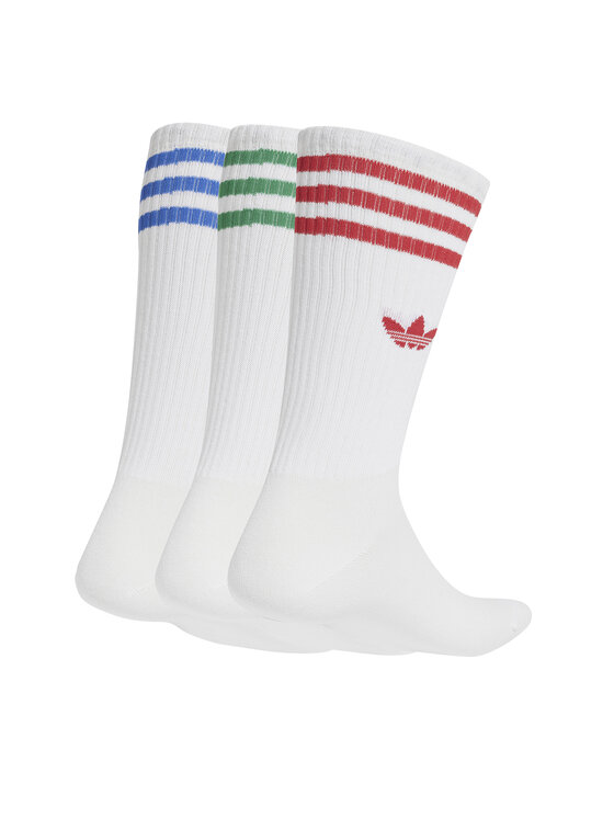 adidas adidas Комплект 3 чифта дълги чорапи мъжки High Crew JJ1984 Бял