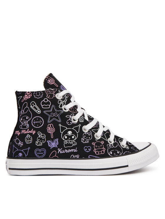 Converse Converse Sportbačiai Chuck Taylor All Star Hi X My Melody Kuromi A24938C Juoda