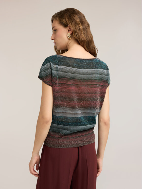 Motivi Motivi Maglione M304W004019N0Z3 Bordeaux Boxy Fit