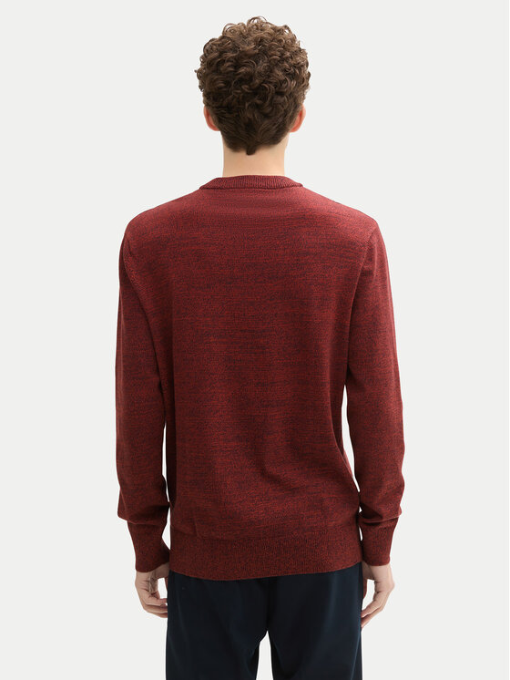 Tom Tailor Denim Tom Tailor Denim Sweater 1042509 Piros Regular Fit
