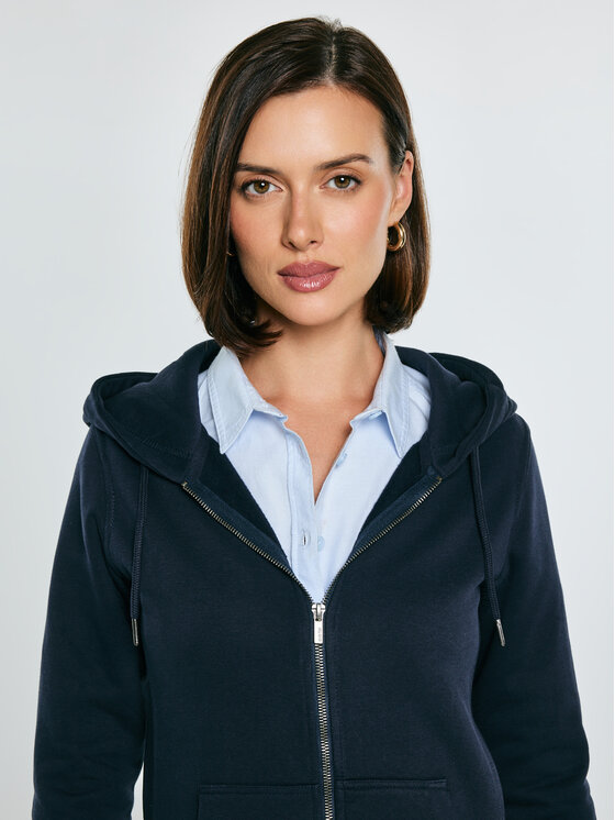 BIG STAR BIG STAR Bluza LAURISANA Granatowy Slim Fit