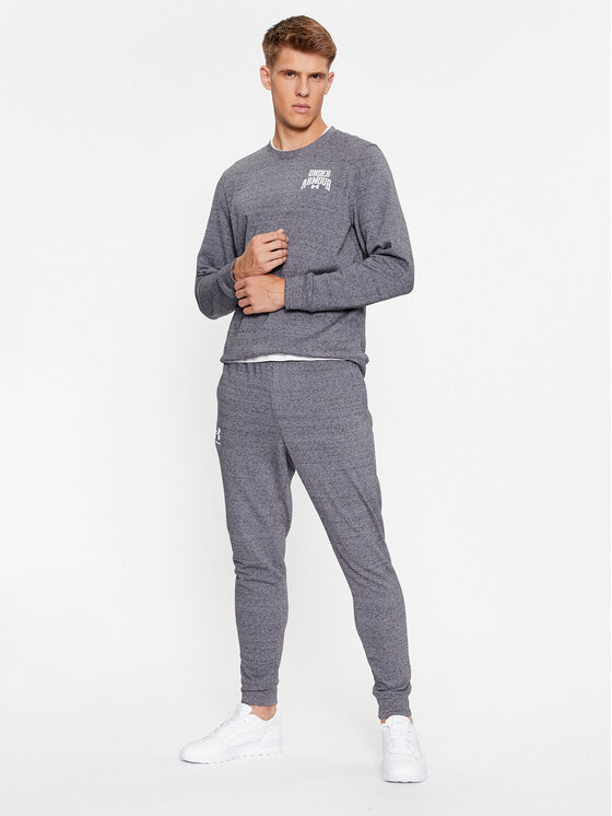 Under Armour Under Armour Bluza Ua Rival Terry Graphic Crew 1379764 Szary Loose Fit