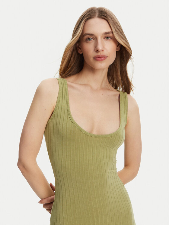 Billabong Billabong Rochie tricotată EBJKD00114 Verde Regular Fit