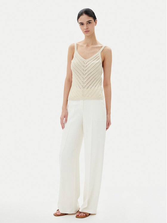 Vero Moda Vero Moda Top Peru 10326463 Beżowy Regular Fit