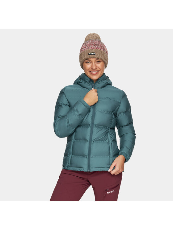 Alpinus Alpinus Kurtka zimowa Katla Zielony Regular Fit