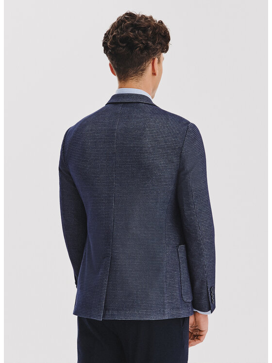 Pako Lorente Pako Lorente Marynarka P25WF-3X-026 Granatowy Slim Fit