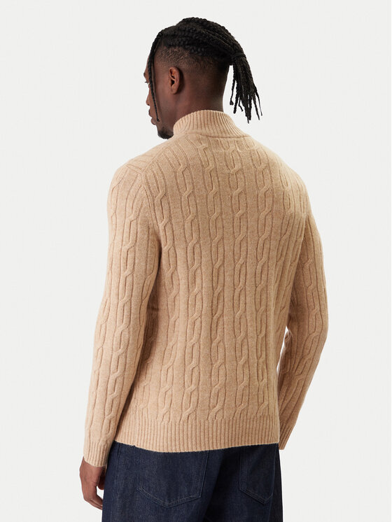 Gant Gant Kampsun 8050260 Beež Regular Fit