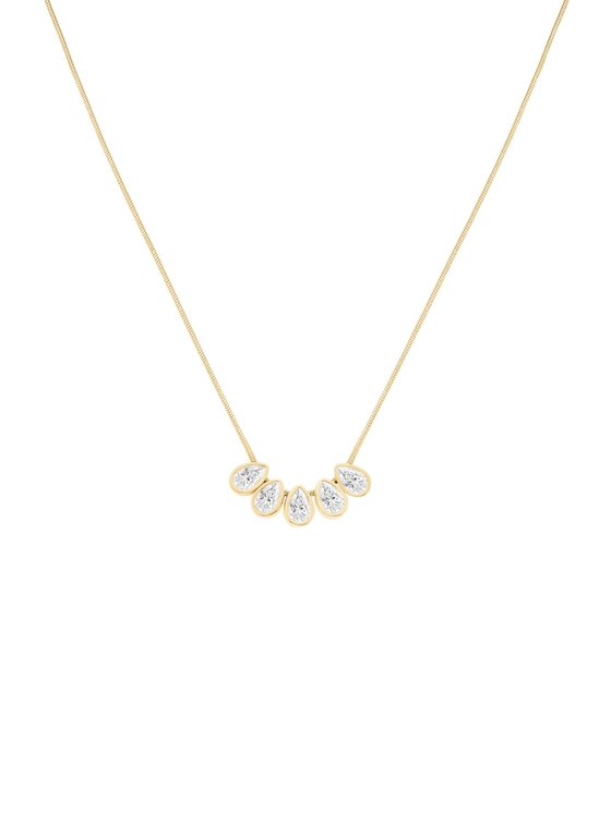 Rosefield Rosefield Naszyjnik Playful Diamonds Złoty