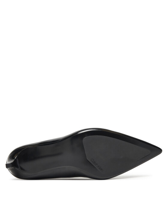 Calvin Klein Calvin Klein Pantofi cu toc subțire Ess Stiletto 70 Shiny Lth HW0HW02828 Negru