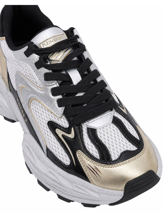 Plein Sport Plein Sport Sneakersy 31535 Strieborná