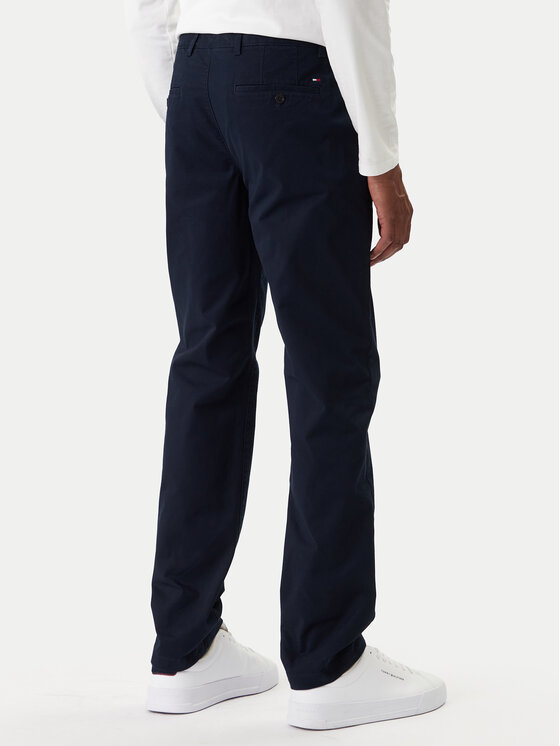Tommy Hilfiger Tommy Hilfiger Pantaloni chino Denton Essential MW0MW40262 Bleumarin Straight Fit