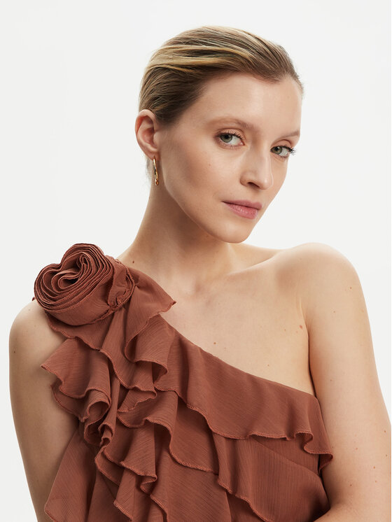 French Connection French Connection Coctailkleid 71YOR Braun Regular Fit