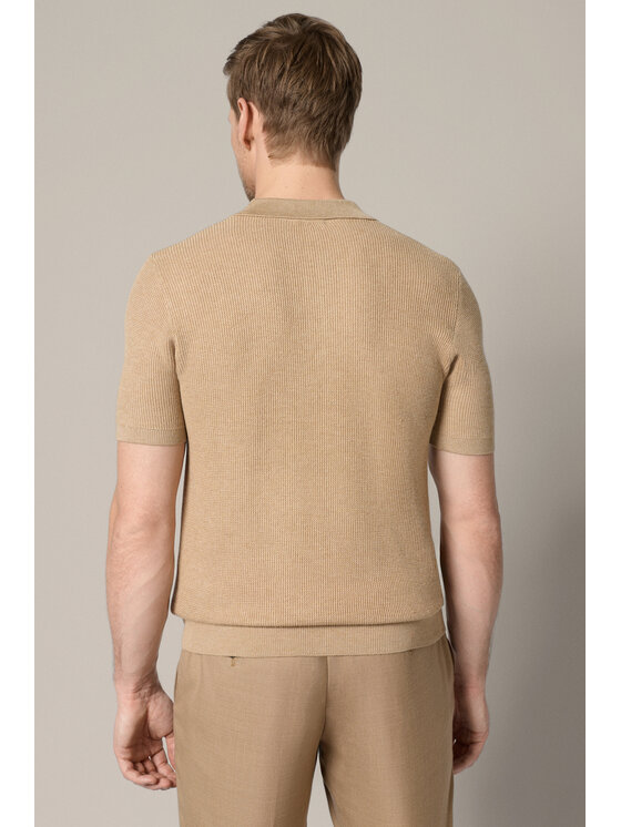 Lancerto Lancerto Polo Jacopo PO073126000008 Brązowy Regular Fit