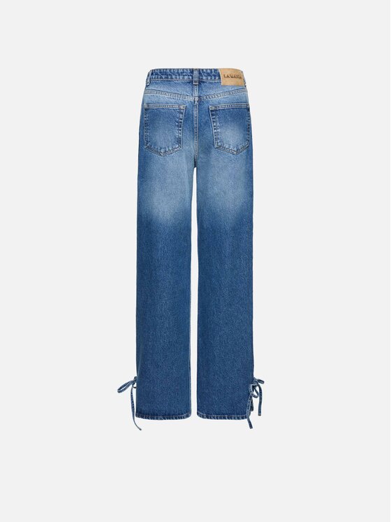 La Mania La Mania Jeansy HORIZON Niebieski Basic Fit