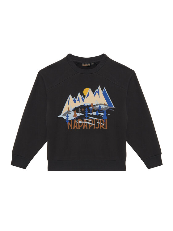 Napapijri Napapijri Суитшърт B-Ellis NP0A8B3I Черен Loose Fit