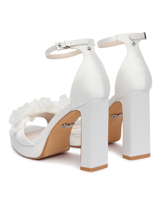 Buffalo Buffalo Sandali Devine Rose 1291687 Bianco