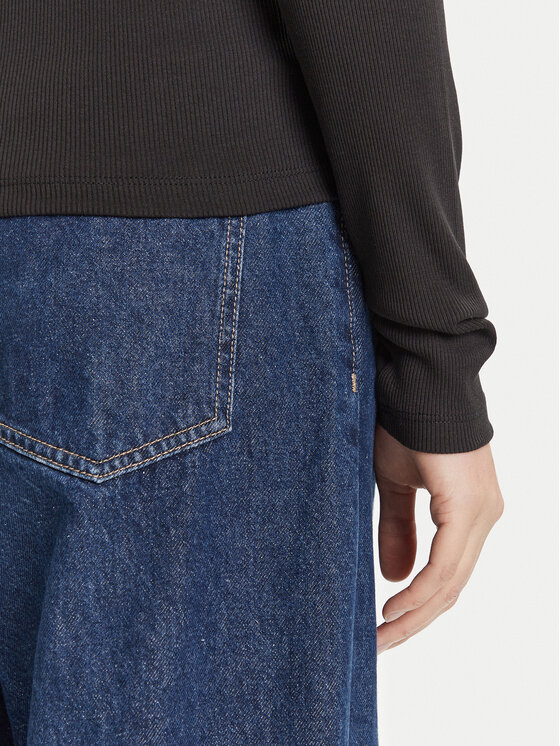 Calvin Klein Jeans Calvin Klein Jeans Dolčevita LV047D203G Crna Slim Fit