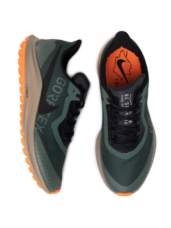 Nike Nike Jooksujalatsid Zoom Pegasus 36 Trail GTX GORE-TEX BV7762 300 Roheline