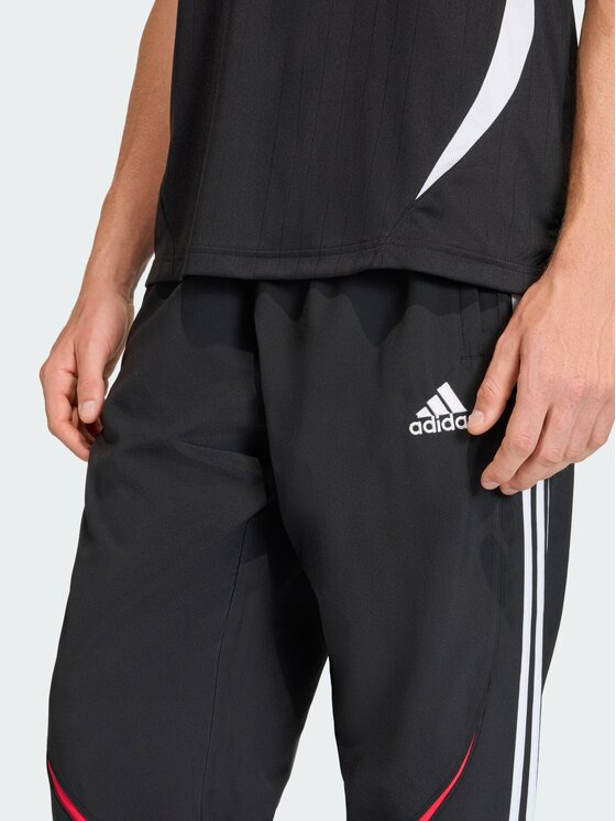 adidas adidas Spodnie materiałowe 152583 Czarny Loose Fit
