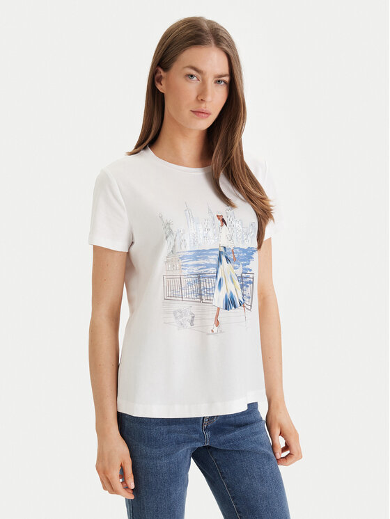 DKNY DKNY T-Shirt P61MPWNA Bílá Regular Fit